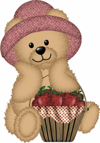 Teddy Bear With Strawberry