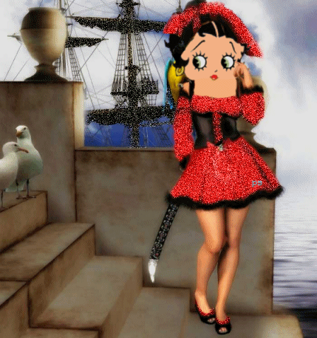 Betty In Mini Skirt