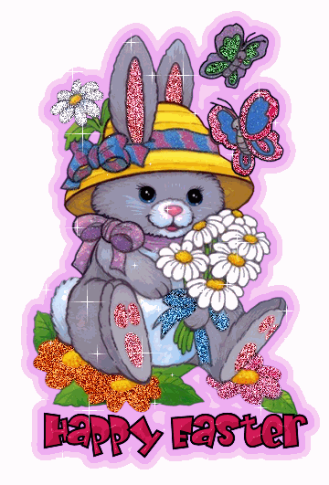 Charming Happy Easter Glitter