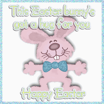 Easter bunny’s got a hug for you