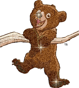 Glitter bear Pic