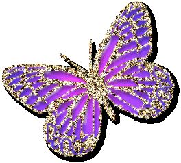 Glittered Butterfly Graphic