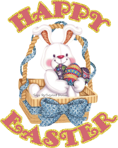 Happy easter day with sweet graphic