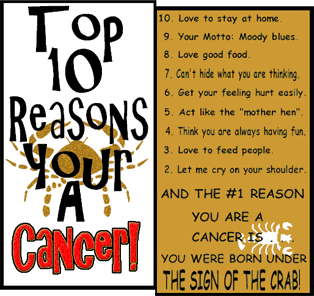 10 Reason -A Cancer