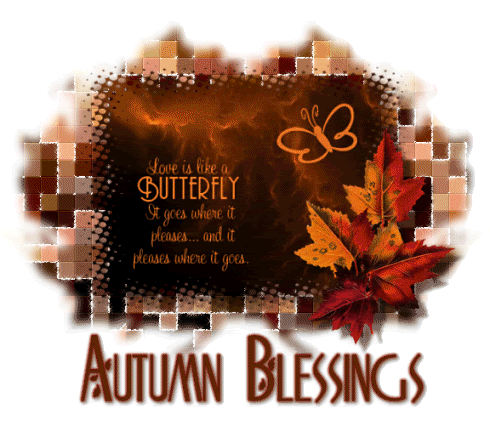 Autumn blessings!