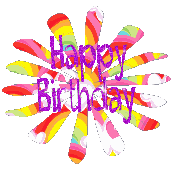 Blinking Happy Birthday   Graphic