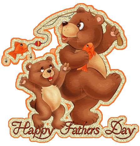 Glitter Happy Father Day Scrap