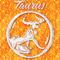 Orange Taurus Graphic