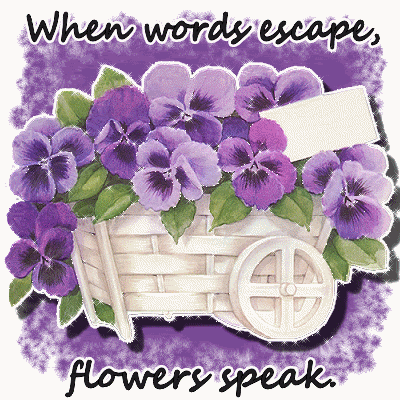 When Words Escape Flowers Speak