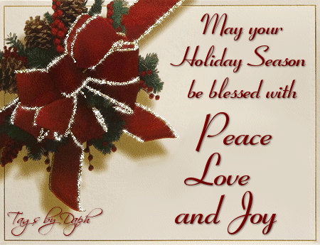 may your holidays be Blessed