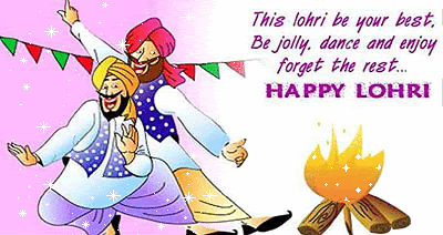glittering Happy Lohri graphic