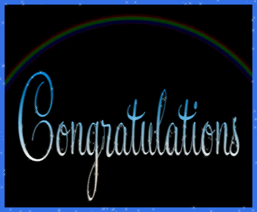 Sparkling Congratulations Graphic