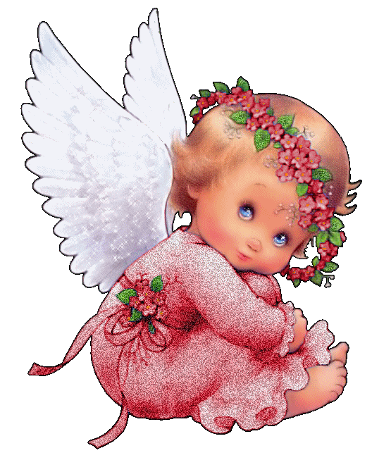 Baby Girl Angel  Glitter