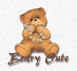 Cute Bear Glitter Image