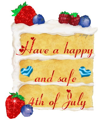 Have A Happy Safe 4th July Graphic