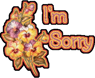 I Am Sorry With  Flower