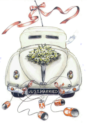 Just Married Car