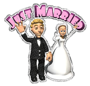 Just Married Glitter