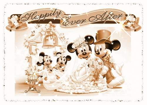 Mickey And Minnie Living Happily