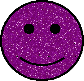Violet Smile Glitter