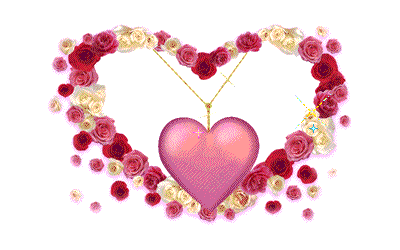 Heart And Flowers Graphic