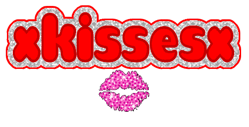 Kisses Glitter Image