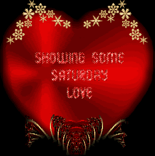 Showing Some Saturday Love Heart Graphic