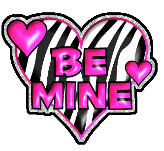 Be Mine With Heart Graphic