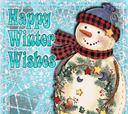Happy Winter Wishes Graphic
