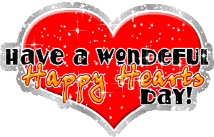 Have A Wonderful Happy Hearts Day Graphic