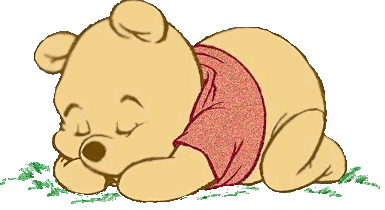Pooh Sleeping Graphic