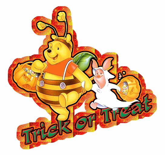 Pooh Trick Or Treat Graphic