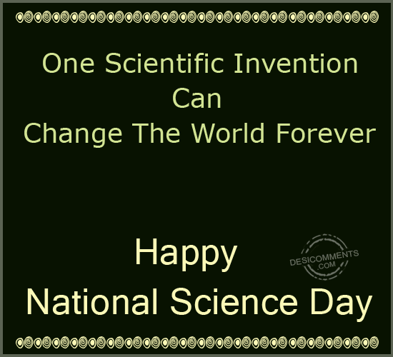 Happy National Science Day