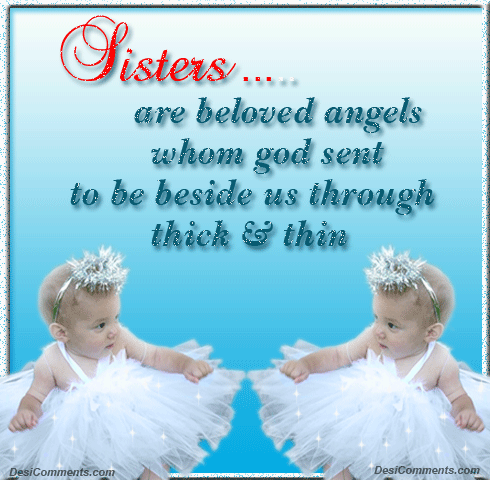 Sisters Are Beloved Angels-DG123220