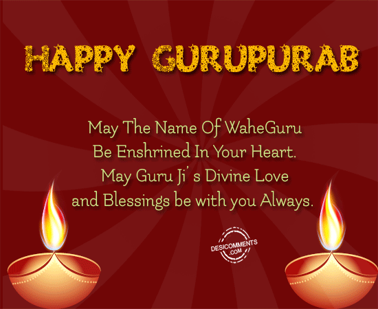Wish You Happy Gurupurab Of Guru Nanak Dev Ji-DG123355