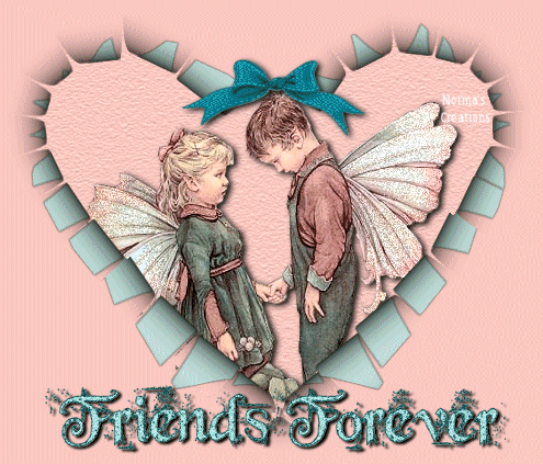 Friends Forever Glitter Image