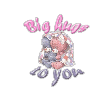 Big Hugs To You Glitter