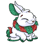 Glittering Cute Rabbit