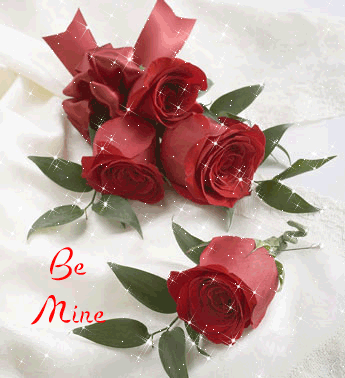 Be Mine Red Rose Glitter