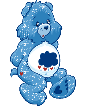 Blue Color Bear Image
