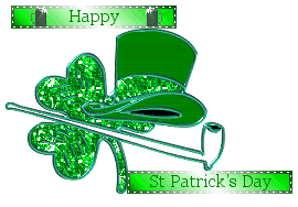 Happy St Patricks Day Shamerock Hat Pipe