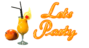 Let's Party Glitter Image !