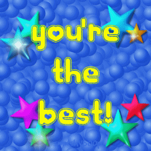 Nice Glitter Of You Are The Best