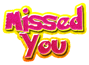 Glowing Missed You Graphic
